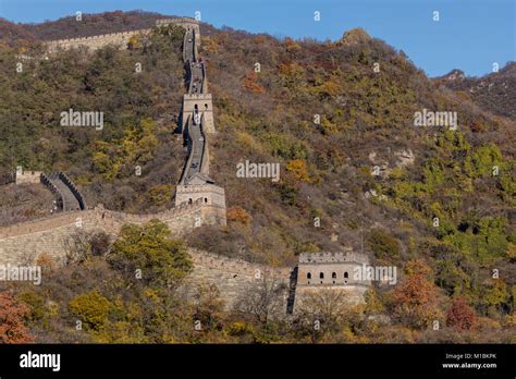 chinese mauer bei mutianyu.